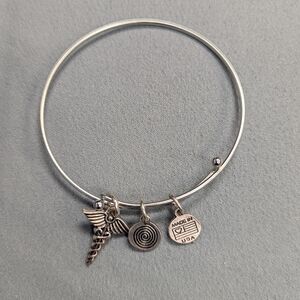 Alex And Annie Silver Medical Charm Bracelet